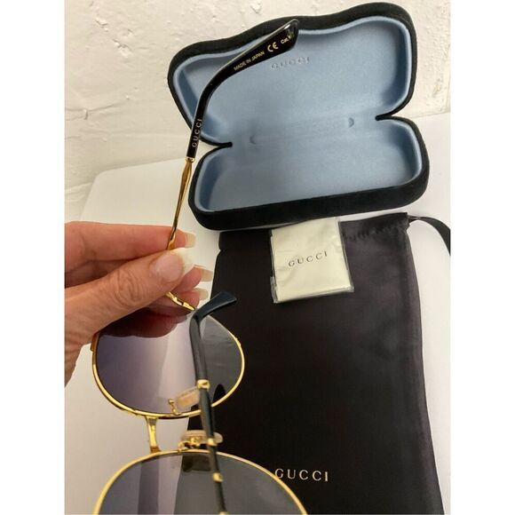 Gucci Sunglasses NEW Oversized GG0595S 005 Never Worn - Picture 9 of 10